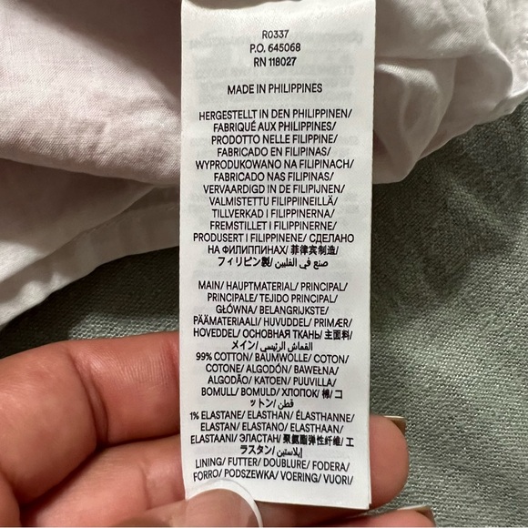 Boden Textured A-Line Mini in Poinsettia, Block Pome - Picture 12 of 12